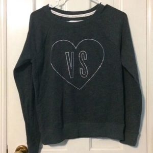 Victoria's Secret Charcoal Gray Crewneck